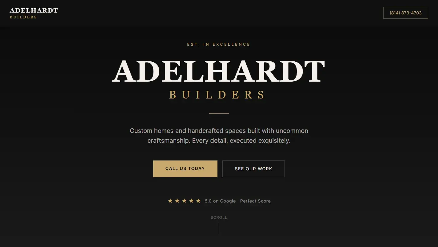 Website built by the studio